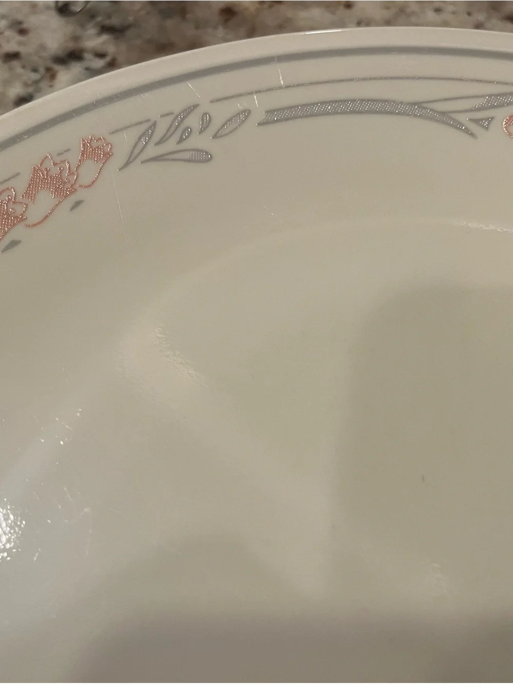 Vintage Corelle dinnerware rose/tulip rose/peach tulip - 32 pieces